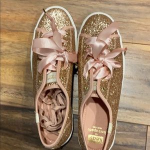 Keds x Kate spade triple kick glitter NEVER WORN!